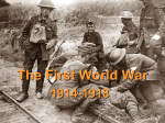 The First World War 1914-1918