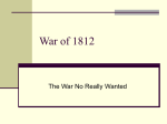 The War of 1812 - HRSBSTAFF Home Page