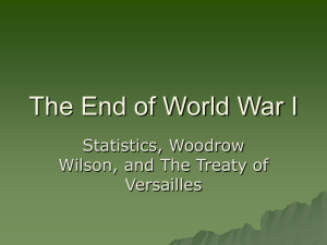 The End of World War I