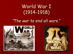 World War I (1914