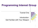 Programming Interest Group - Department of Computer