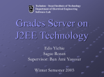 Grades Server on J2EE Technology