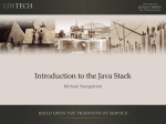 IntroductionToTheJavaStack