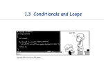 Lecture 3: Loops