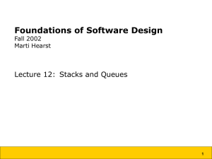 Stacks - Courses