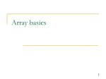 Arrays