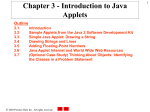 3.3 Simple Java Applet: Drawing a String