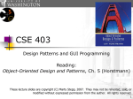CSE 403 Slides