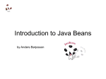 Introduction to Java Beans