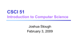 Feb 3 - Joshua Stough