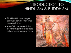 Introduction to Hinduism & Buddhism