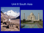 Unit 8 South Asia