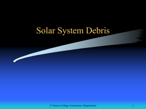 Solar System Debris - Sierra College Astronomy Home Page