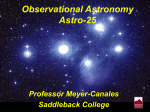 Observational Astronomy Astro-25
