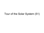 A Tour of Our Solar System