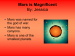 Mars is Magnificent - Parkwaysolarsystem