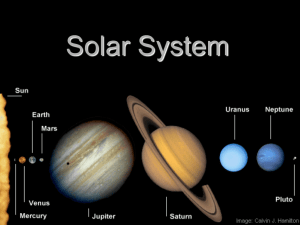 Planets and the Solar System