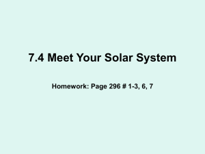 7.4 Meet Your Solar System