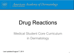 Drug Reactions - American Academy of Dermatology