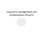 Long term management and complications of burns