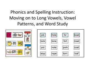 PhonicsII Long Vowels FA2011