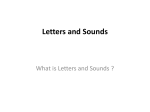 Letters and Sounds Phonics information for parents and
