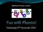 Phonics presentation for parents 2014