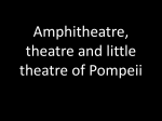 Amphitheatre, theatre and little theatre of Pompeii