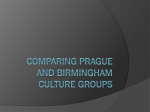Compering prague and birmingham culture groups