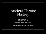 Theatre History Notes - Ancient Theatre History