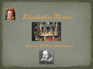 An Introduction to Elizabethan Theatre