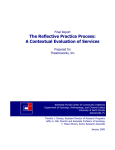 The Reflective Practice Process: A Contextual Evaluation of Services  Final Report