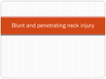 Blunt and penetrating neck injury