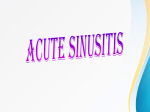 Acute sinusitis