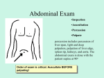 Abdominal Exam