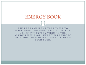 energy book content