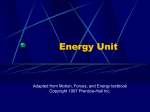 8th Energy Unit