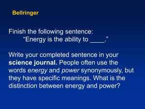 Electrical Energy