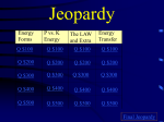 Jeopardy Review