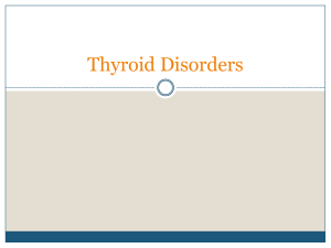 Thyroid Disorders