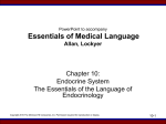 Appendix A - Essentials of the Language of Endocrinology