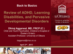 backbasics2013 ADHD learning disabilities and autism spectrum