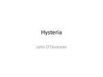 Hysteria - Peninsula MRCPsych