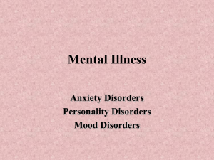 Mental and Emotional Illness