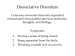 Dissociative Disorders