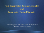 Post Traumatic Stress Disorder & Traumatic Brain Disorders