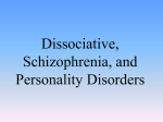 abnormal dissociative and schizophrenia