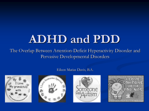 ADHD and PDD