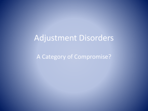 Adjustment Disorders