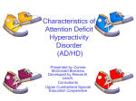 Characteristics of ADHD Powerpoint